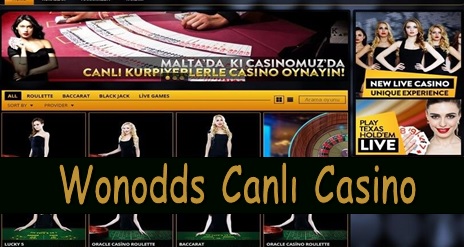Wonodds Canlı Casino