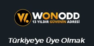Wonodds Türkiye'ye Üye Olmak