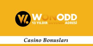 Wonodd Canlı Casino Bonusları